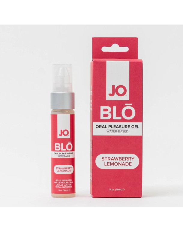 JO Blo Strawberry Lemonade - Strawberry Lemonade Flavoured Oral Pleasure Gel - 30 ml Bottle JO Blo Strawberry Lemonade - Strawberry Lemonade Flavoured Oral Pleasure Gel - 30 ml Bottle