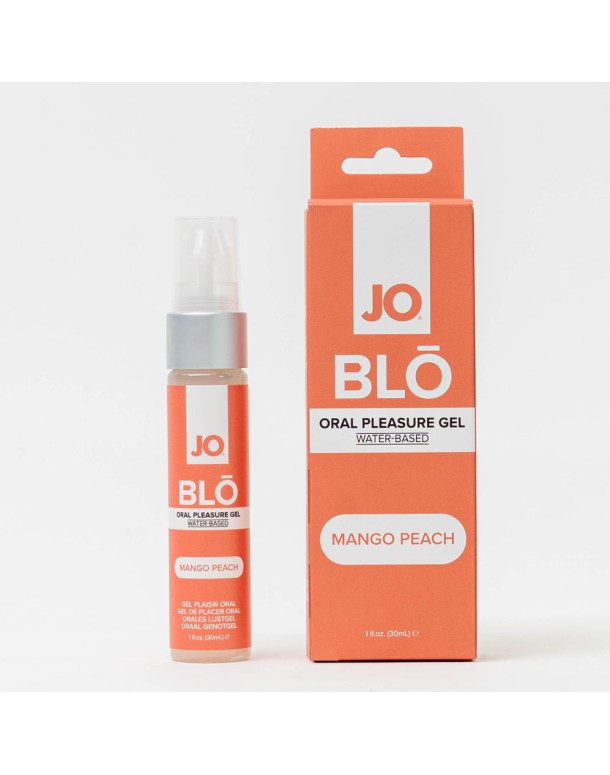 JO Blo Mango Peach - Mango Peach Flavoured Oral Pleasure Gel - 30 ml Bottle JO Blo Mango Peach - Mango Peach Flavoured Oral Pleasure Gel - 30 ml Bottle