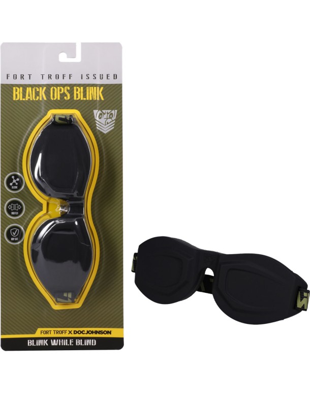 Fort Troff - Black Ops Blink - Black Eyemask Restraint Fort Troff - Black Ops Blink - Black Eyemask Restraint
