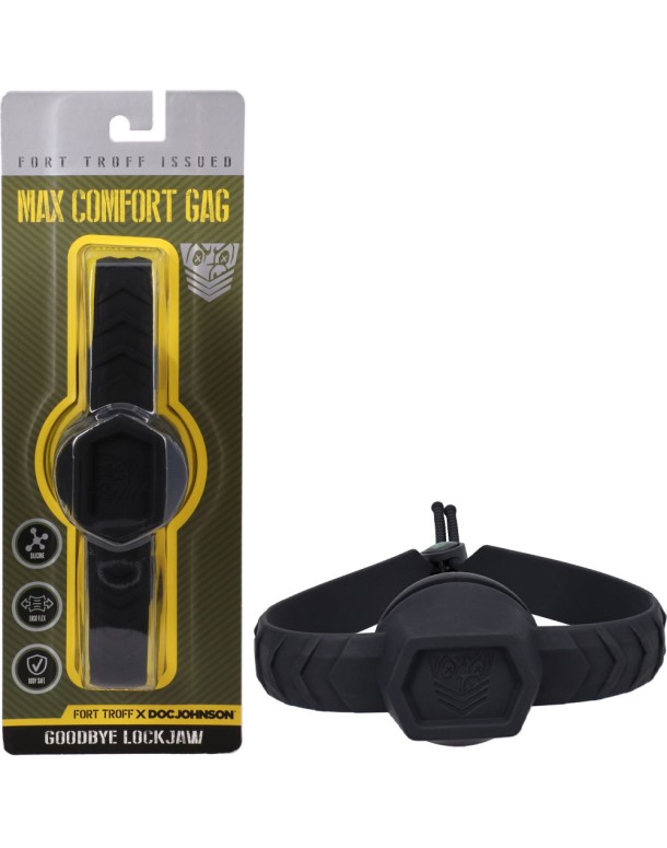 Fort Troff - Max Comfort Gag - Black Mouth Restraint Fort Troff - Max Comfort Gag - Black Mouth Restraint