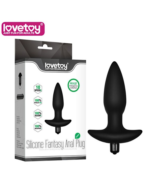 Fantasy Anal Plug Black Black 