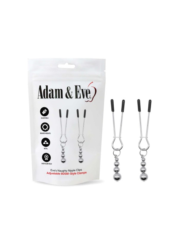 Adam & Eve Eve's Naughty Nipple Clips