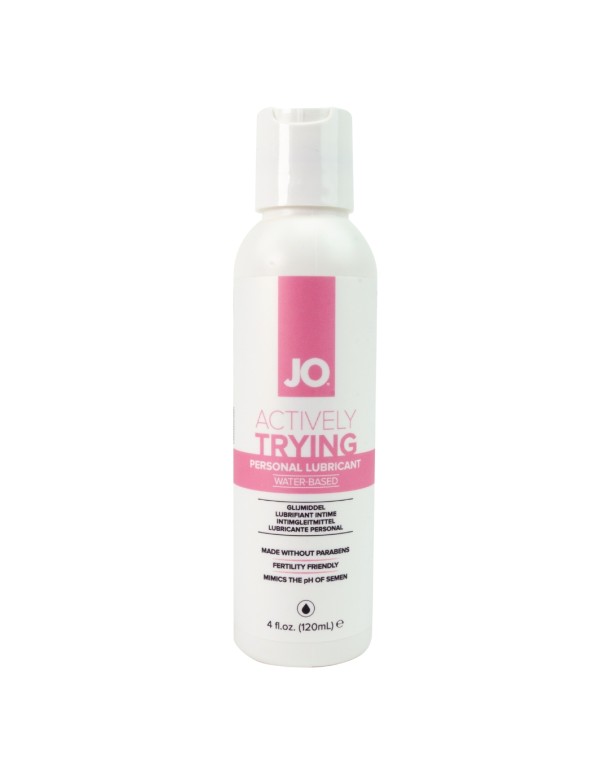 JO Actively Trying - 120ml - Water Based Fertility Friendly Lubricant - 120 ml Bottle JO Actively Trying - 120ml - Water Based Fertility Friendly Lubricant - 120 ml Bottle