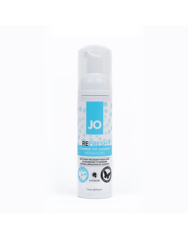 JO Refresh Foaming Toy Cleaner - 207 mL - Foaming Toy Cleaner - 207 ml Bottle