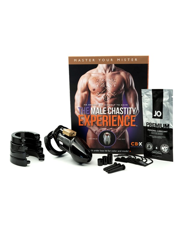 CB-6000 Chastity Cock Cage Kit - Black