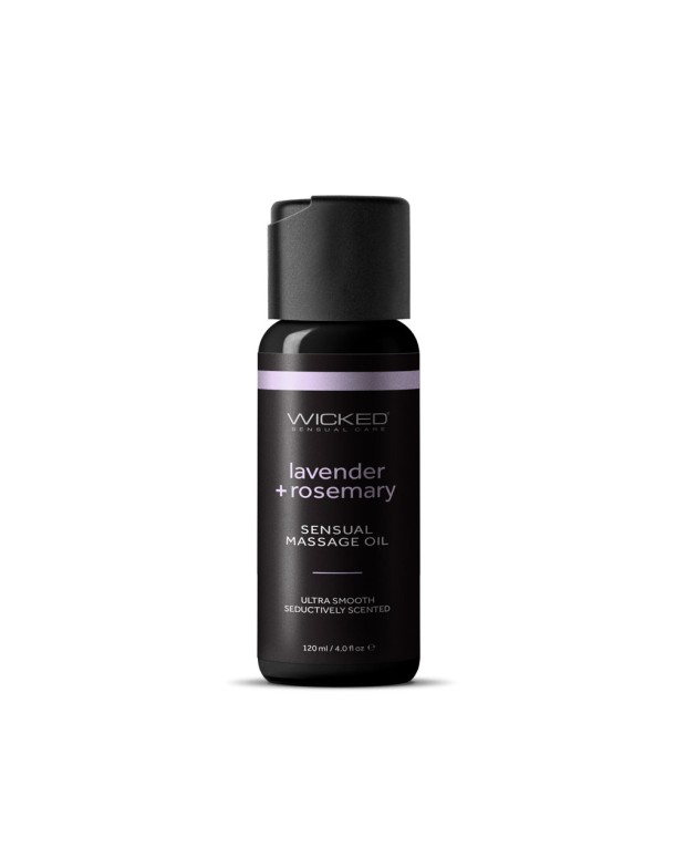 Wicked Sensual Massage Oil - Lavender + Rosemary Wicked Sensual Massage Oil - Lavender + Rosemary