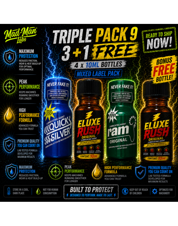 TRIPLE Pack 9 + FREE 10ml TRIPLE Pack 9 + FREE 10ml