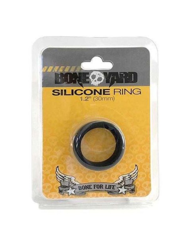 Boneyard Silicone Ring 30mm Black