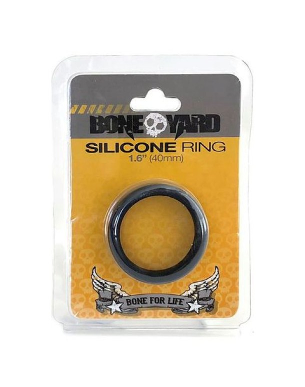 Boneyard Silicone Ring 40mm Black