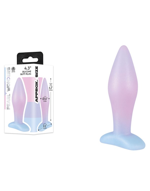 Pearl Wonders - Silicone Butt Plug - Coloured 10.9 cm Anal Plug Pearl Wonders - Silicone Butt Plug - Coloured 10.9 cm Anal Plug