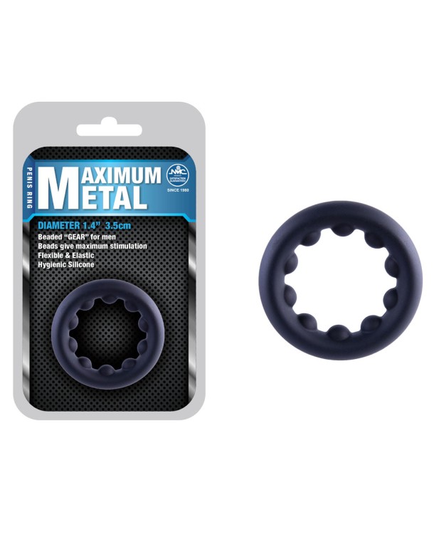 Maximum Metal - Black 35 mm Cock Ring Maximum Metal - Black 35 mm Cock Ring
