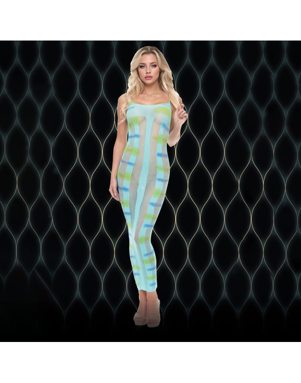 LAPDANCE Blue Horizon Maxi Dress - Blue - One Size