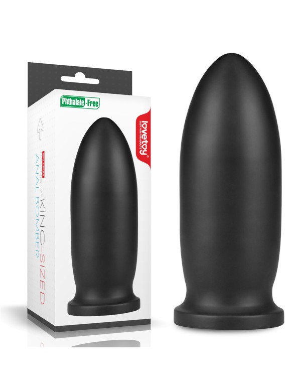 King Sized Anal Bomber - Black 23 cm (9'') Mega Anal Plug