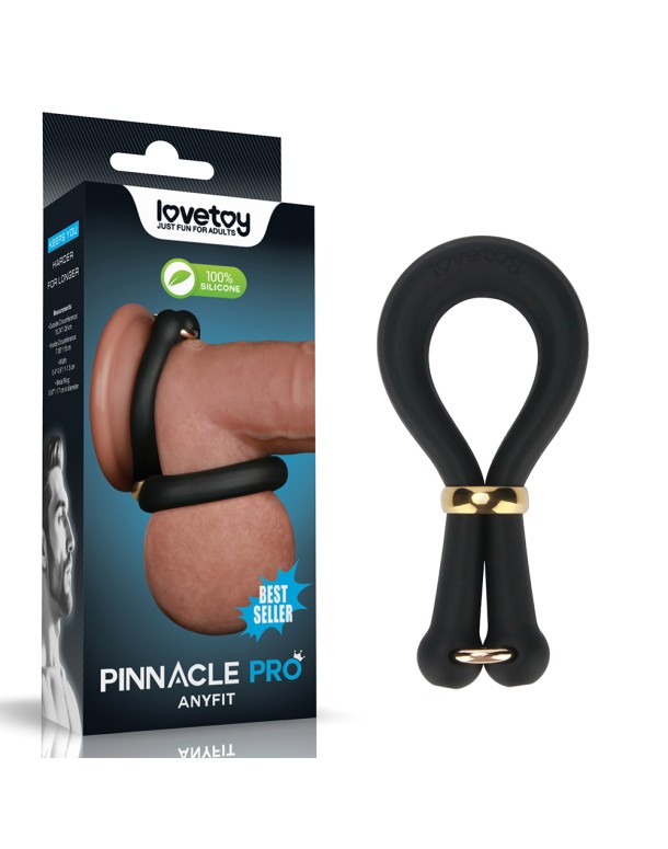 Pinnacle Pro Anyfit Stretcher - Black Adjustable Cock Ring Pinnacle Pro Anyfit Stretcher - Black Adjustable Cock Ring
