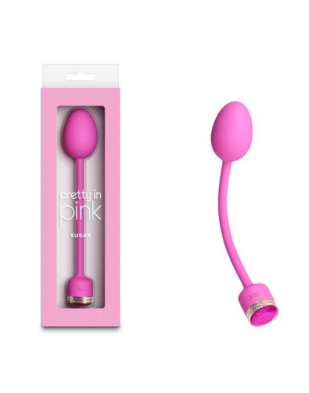 Pretty in Pink Sugar - Pink - Pink 21 cm USB Rechargeable Flexible Vibrator