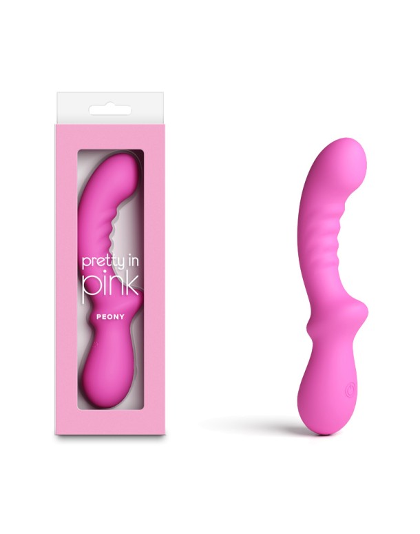 Pretty in Pink Peony - Pink - Pink 19.8 cm USB Rechargeable Vibrator