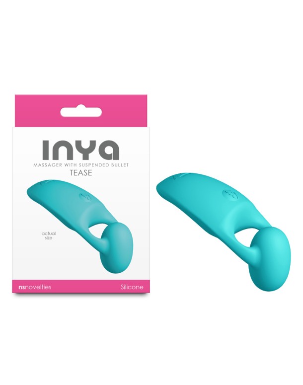 INYA Tease - Teal - Teal USB Rechargeable Finger Stimulator