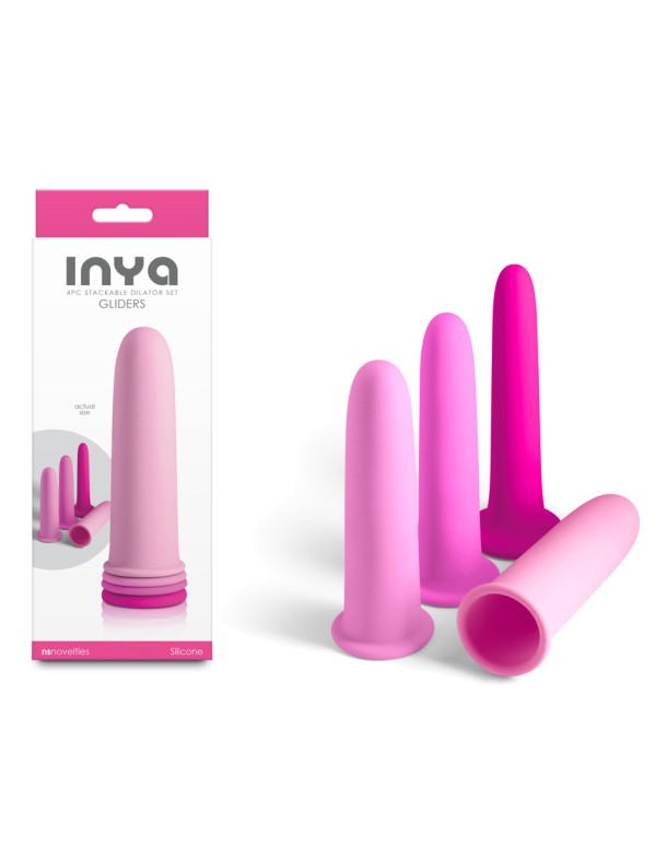 INYA Gliders - Pink - Pink 4 Piece Dilator Set