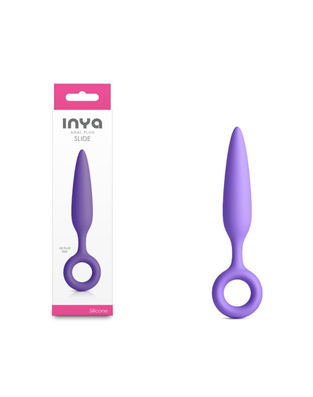 INYA Slide - Purple - Purple 12.7 cm Anal Plug