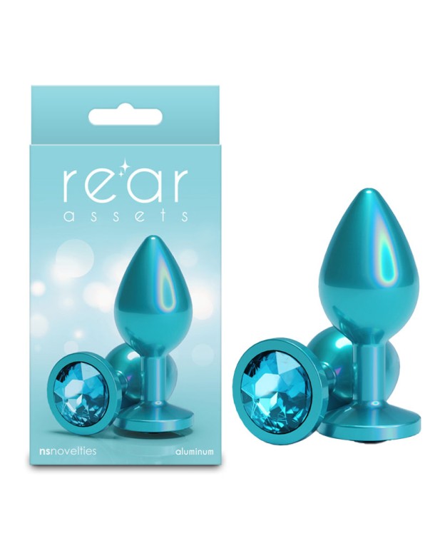 Rear Assets Iridescent - Medium - Teal - Iridescent Teal 8.2 cm Medium Butt Plug Rear Assets Iridescent - Medium - Teal - Iridescent Teal 8.2 cm Medium Butt Plug