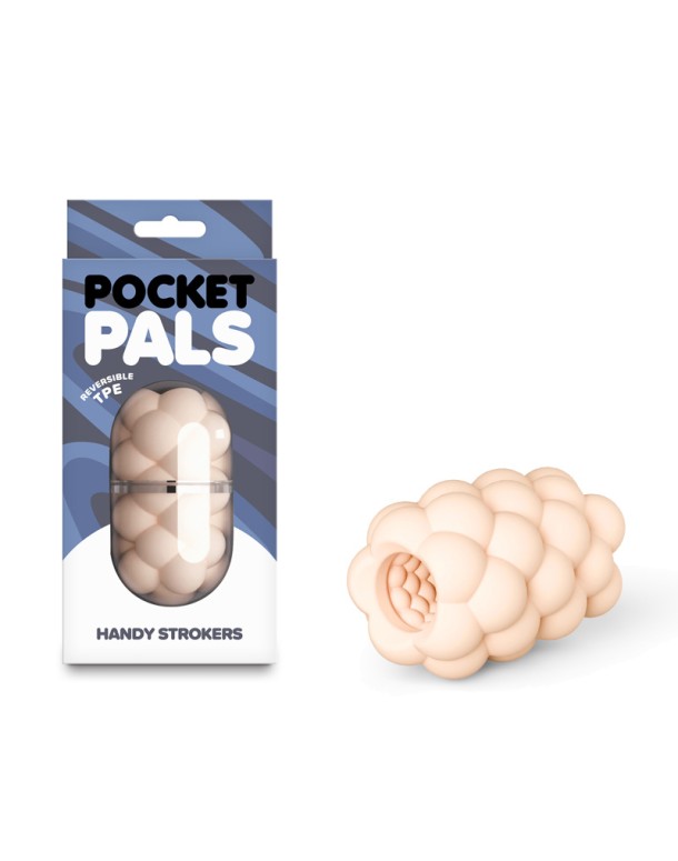 Pocket Pals Bubbles - Flesh - Flesh Mini Stroker