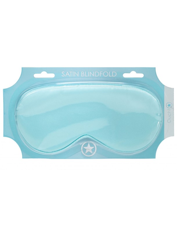 OUCH! Satin Mask - Powder Blue - Powder Blue Eye Mask