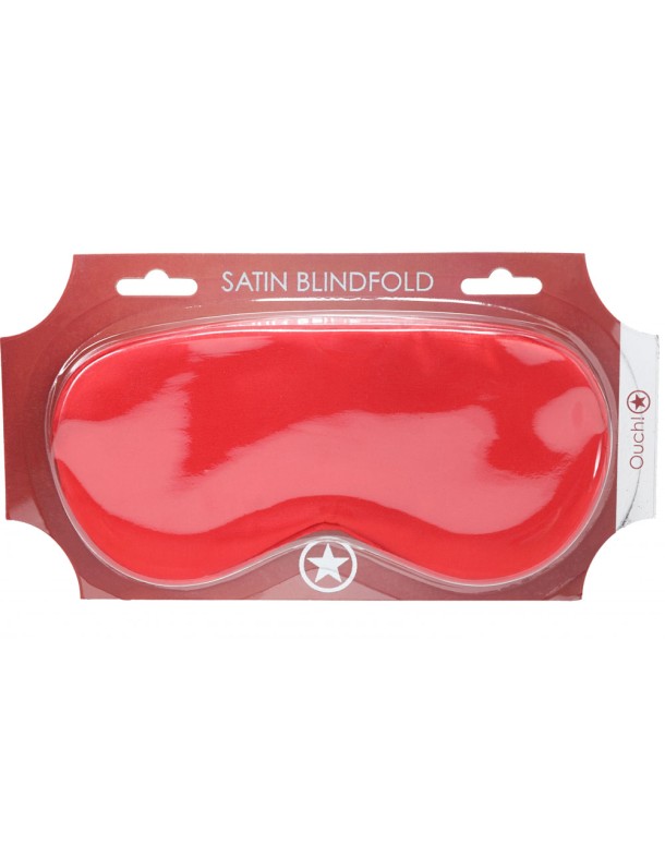 OUCH! Satin Mask - Red - Red Eye Mask