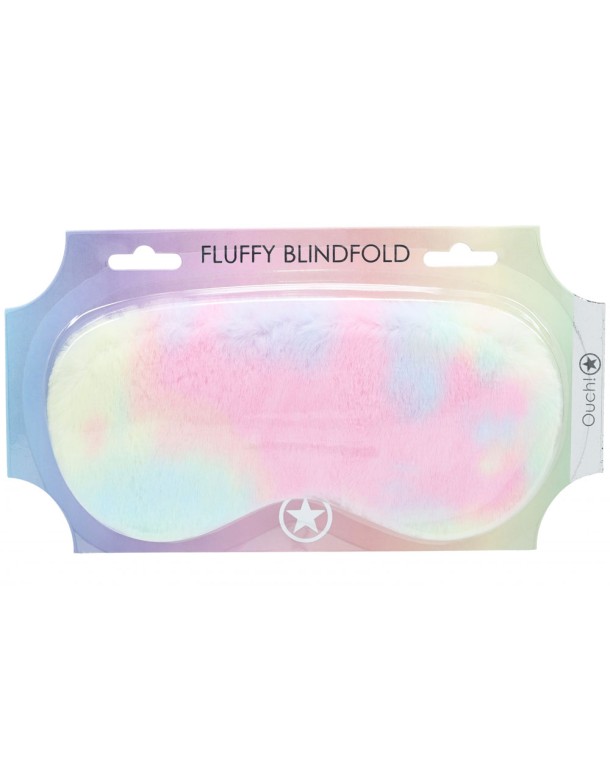 OUCH! Fluffy Mask - Multicolour 1 - Coloured Fluffy Eye Mask OUCH! Fluffy Mask - Multicolour 1 - Coloured Fluffy Eye Mask