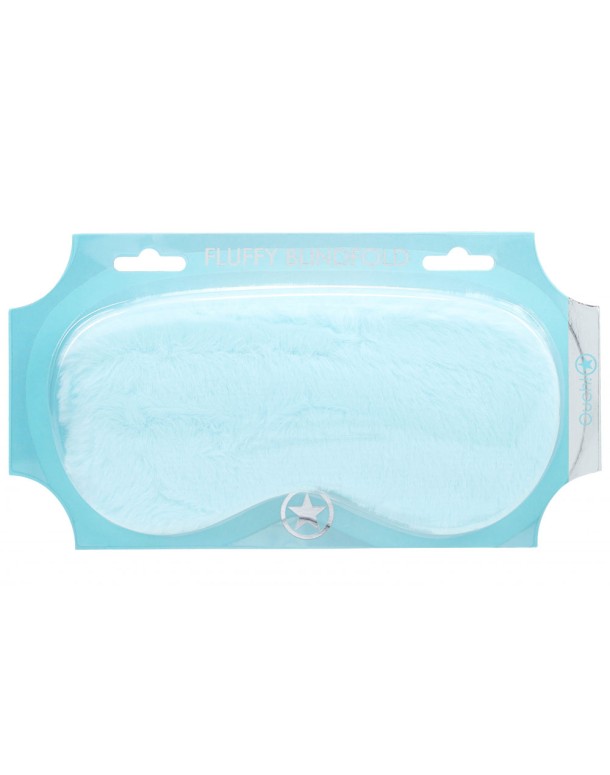 OUCH! Fluffy Mask - Powder Blue - Powder Blue Fluffy Eye Mask