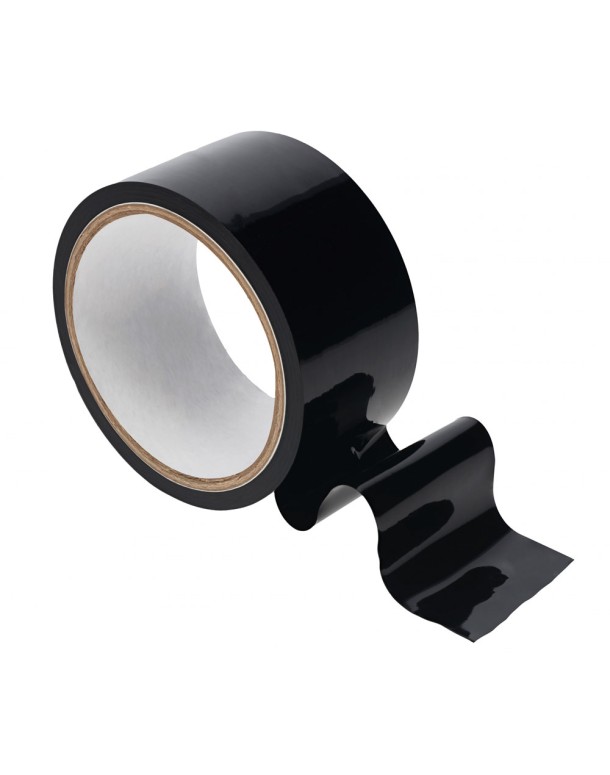 OUCH! PVC Non-Stick Tape - Black - Black Bondage Tape - 20 metre Length