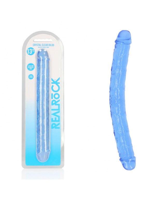 REALROCK 34 cm Double Dong Blue REALROCK 34 cm Double Dong Blue