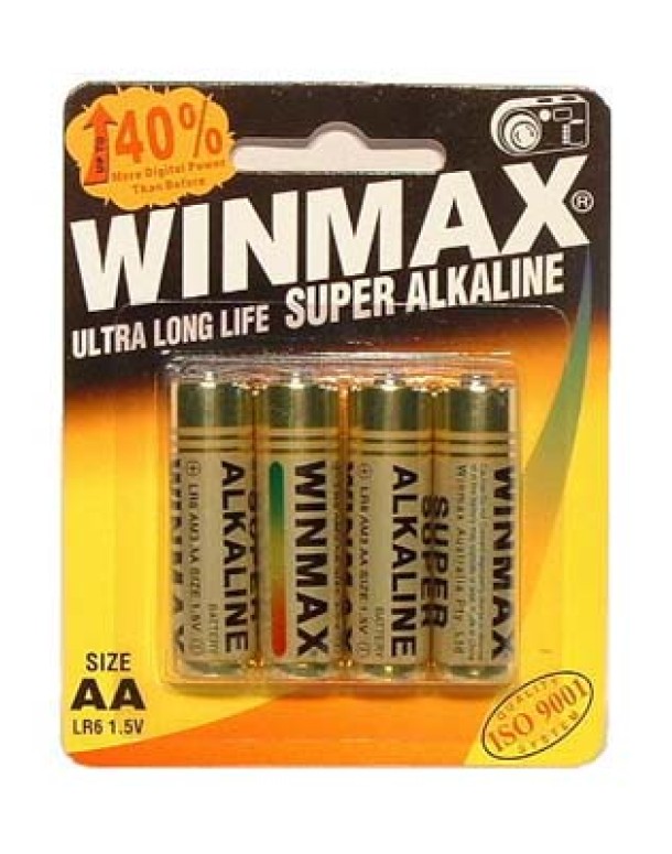Winmax AA Super Alkaline Batteries