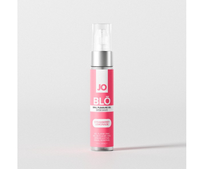 JO Blo Strawberry Lemonade - Strawberry Lemonade Flavoured Oral Pleasure Gel - 30 ml Bottle JO Blo Strawberry Lemonade - Strawberry Lemonade Flavoured Oral Pleasure Gel - 30 ml Bottle