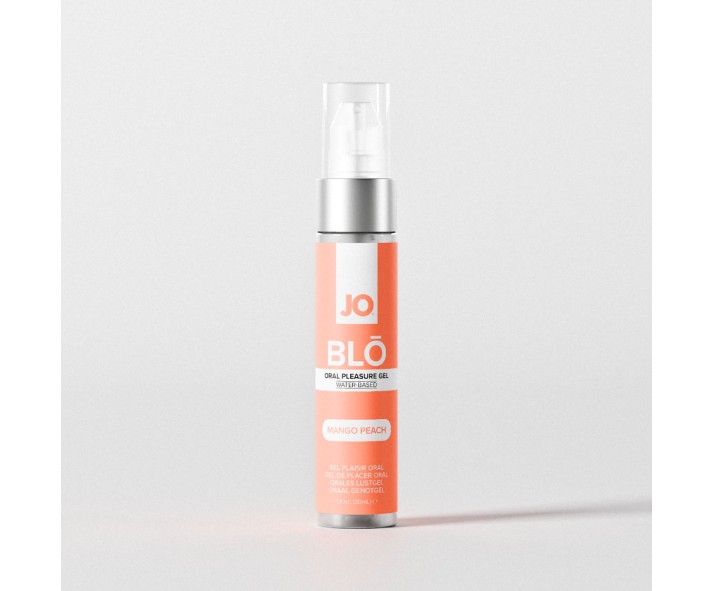 JO Blo Mango Peach - Mango Peach Flavoured Oral Pleasure Gel - 30 ml Bottle JO Blo Mango Peach - Mango Peach Flavoured Oral Pleasure Gel - 30 ml Bottle