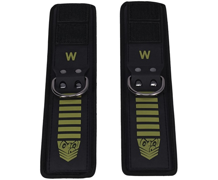 Fort Troff - Tactical Wrist Cuffs - Black/Green Restraints Fort Troff - Tactical Wrist Cuffs - Black/Green Restraints