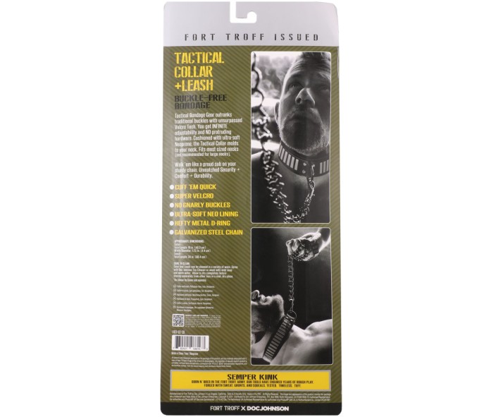 Fort Troff - Tactical Collar & Leash - Black/Green Restraint Fort Troff - Tactical Collar & Leash - Black/Green Restraint