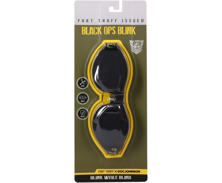 Fort Troff - Black Ops Blink - Black Eyemask Restraint Fort Troff - Black Ops Blink - Black Eyemask Restraint