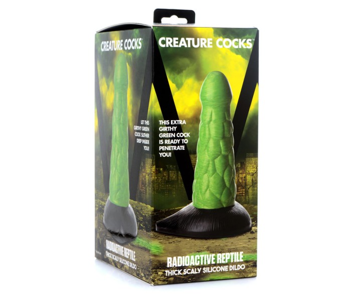 Creature Cocks Radioactive Reptile Thick Scaly Silicone Dildo Creature Cocks Radioactive Reptile Thick Scaly Silicone Dildo