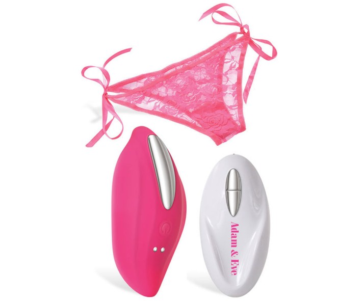 Adam & Eve Eve's Rechargeable Vibrating Panty With Remote Adam & Eve Eve's Rechargeable Vibrating Panty With Remote