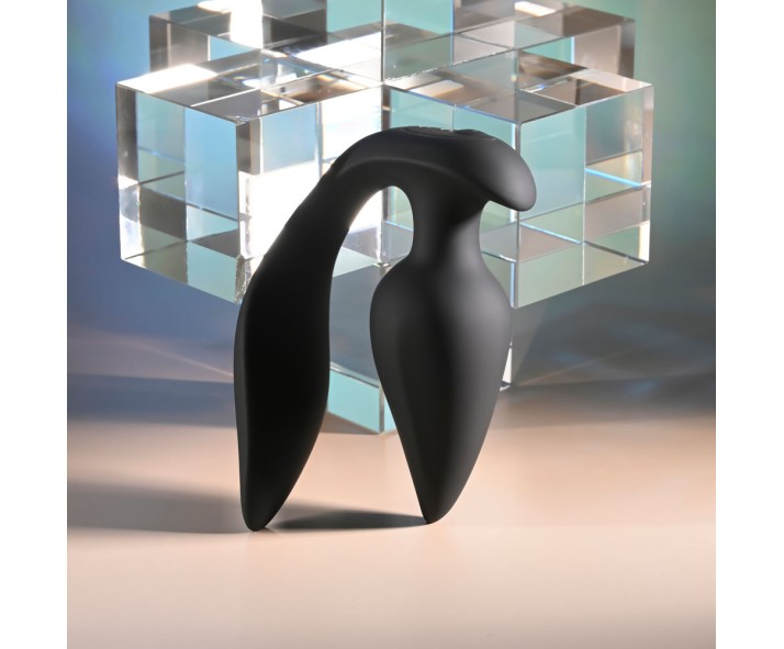 Evolved THE GENIE - Black 11.2 cm USB Rechargeable Vibrating Plug with Wireless Remote Evolved THE GENIE - Black 11.2 cm USB Rechargeable Vibrating Plug with Wireless Remote