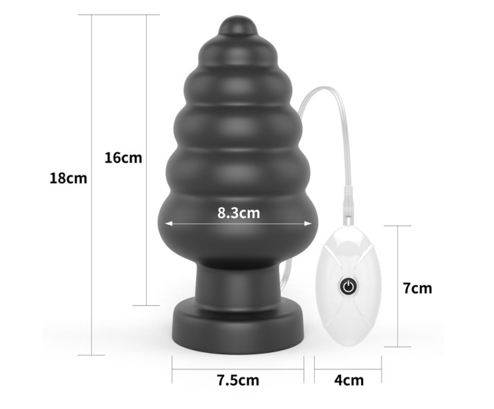 King Sized 7'' Vibrating Anal Cracker King Sized 7'' Vibrating Anal Cracker