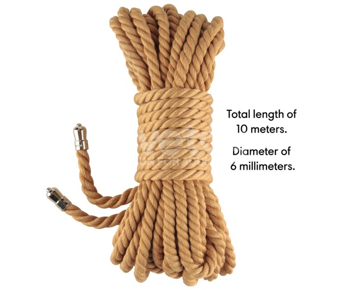 Rebellion Reign Bondage Rope - Natural Rebellion Reign Bondage Rope - Natural