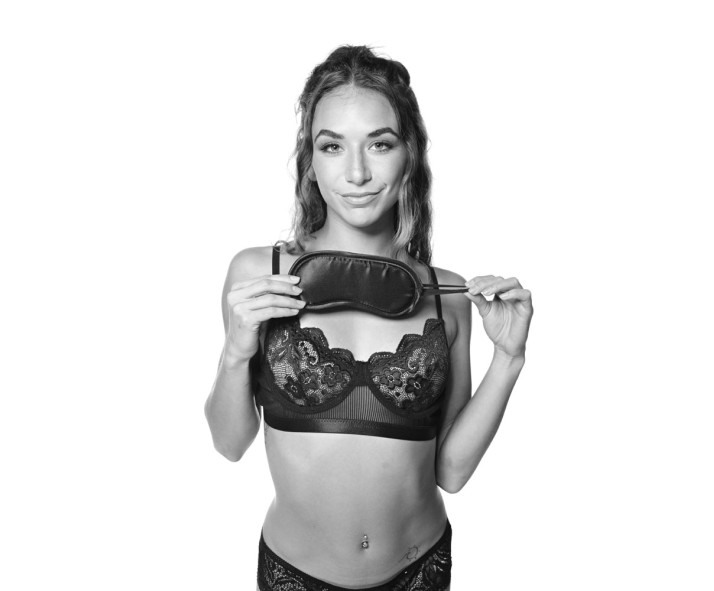 Sex & Mischief Satin Blindfold Black Sex & Mischief Satin Blindfold Black