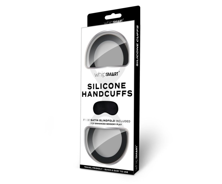 WhipSmart Silicone Handcuffs - Black WhipSmart Silicone Handcuffs - Black