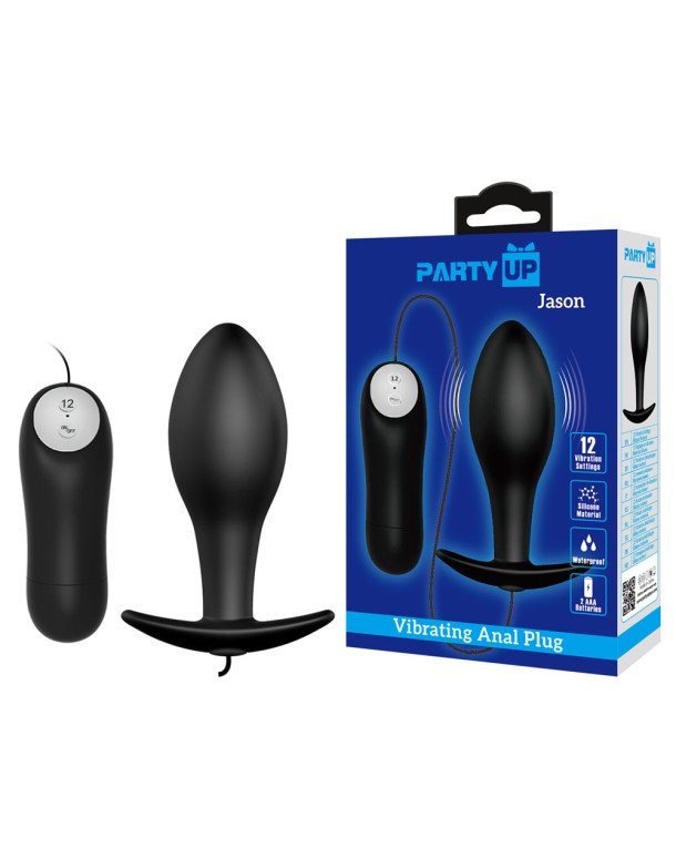 Party Up JASON Vibrating Anal Plug Party Up JASON Vibrating Anal Plug