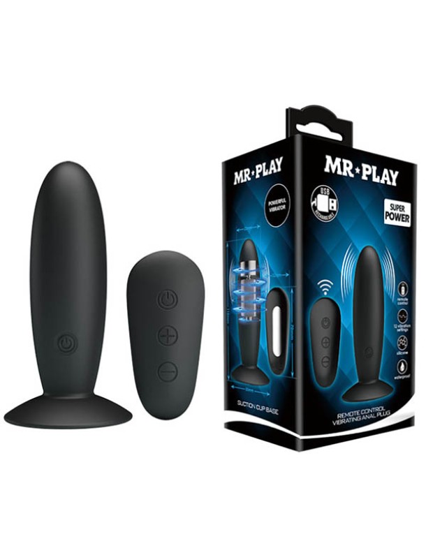 MR PLAY Remote Control Vibrating Anal Plug