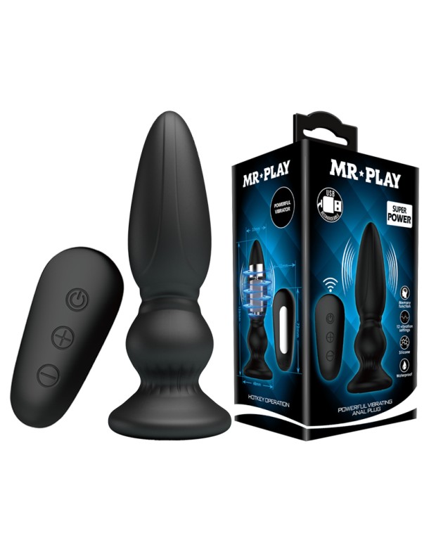 MR PLAY Powerful Vibrating Anal Plug MR PLAY Powerful Vibrating Anal Plug