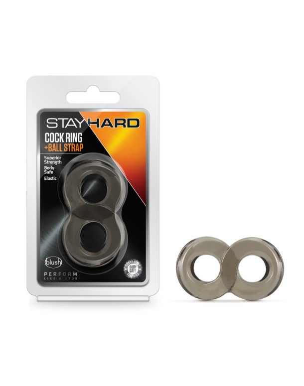 Stay Hard Cock Ring and Ball Strap