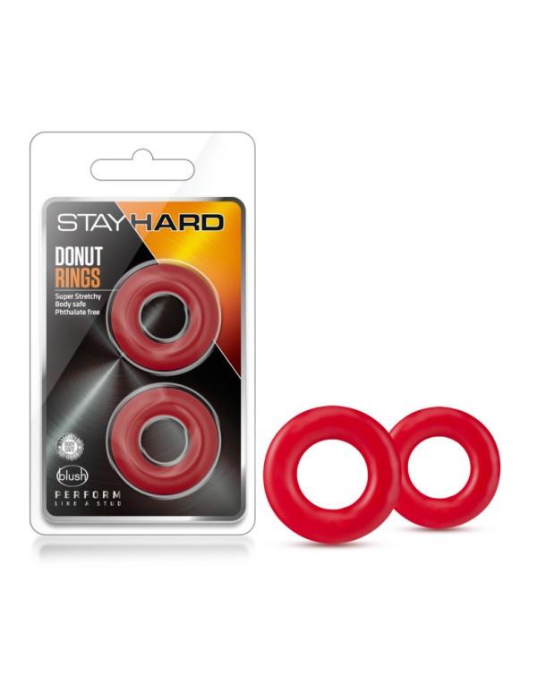 Stay Hard Donut Rings