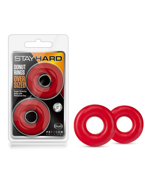 Stay Hard - Donut Rings Oversized